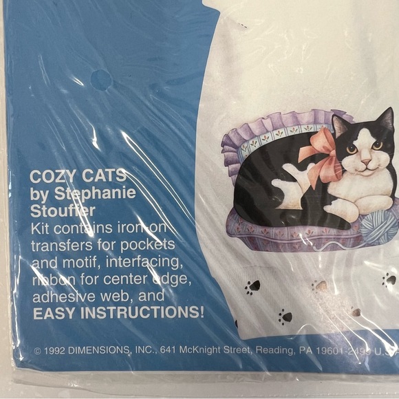 Cozy Cats vintage iron on transfers - Picture 8 of 13